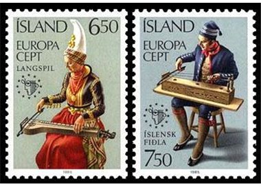 ICELAND 1985 Europe 2v MNH**