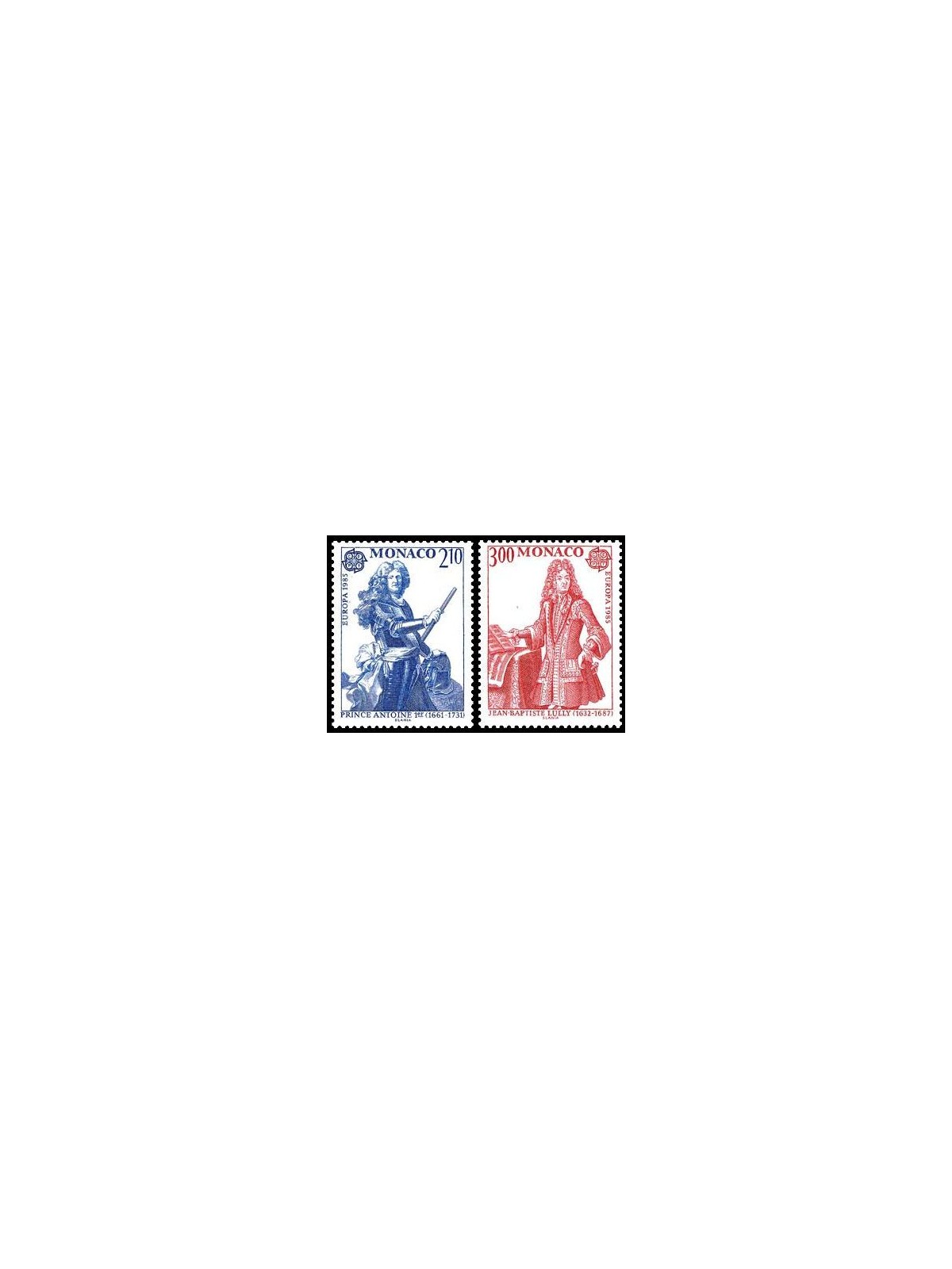 MONACO 1985 Europa 2v MNH**