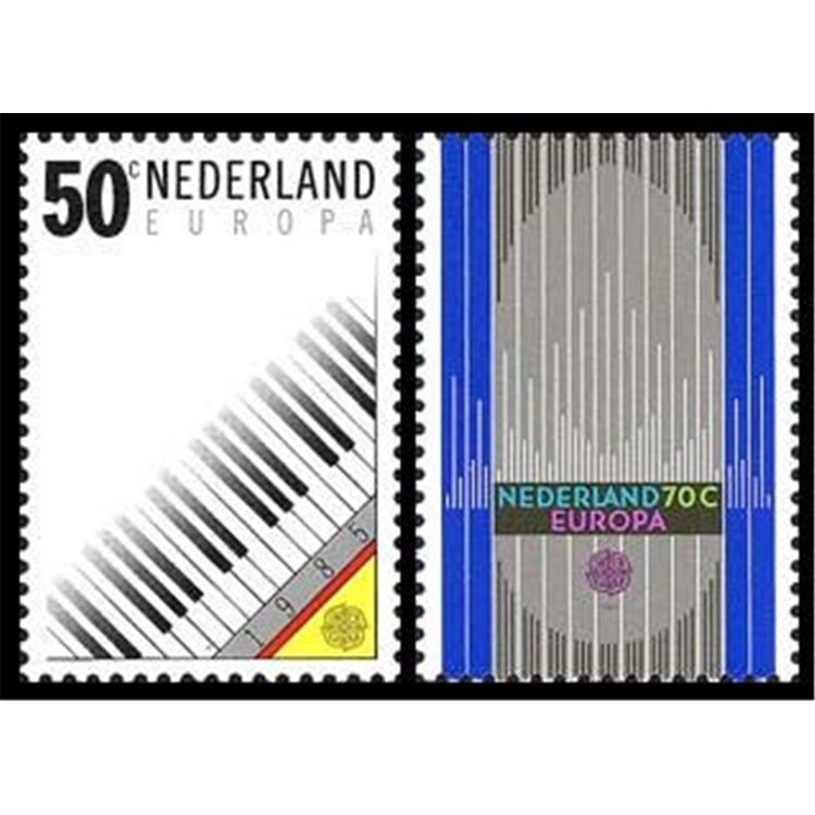 NETHERLANDS 1985 Europe 2v MNH**
