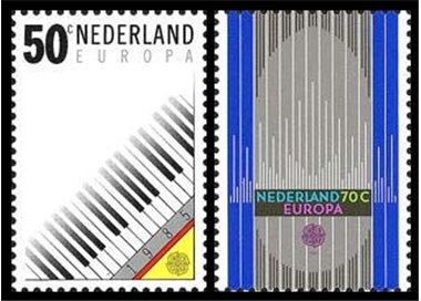 OLANDA 1985 Europa 2v MNH**