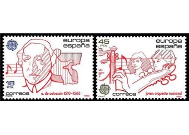SPAIN 1985 Europe 2v MNH**