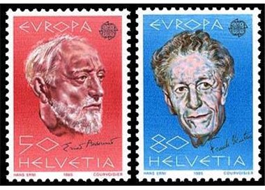 SWITZERLAND 1985 Europe 2v MNH**