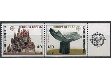 GREECE 1987 Europe (from booklet) 2v MNH**