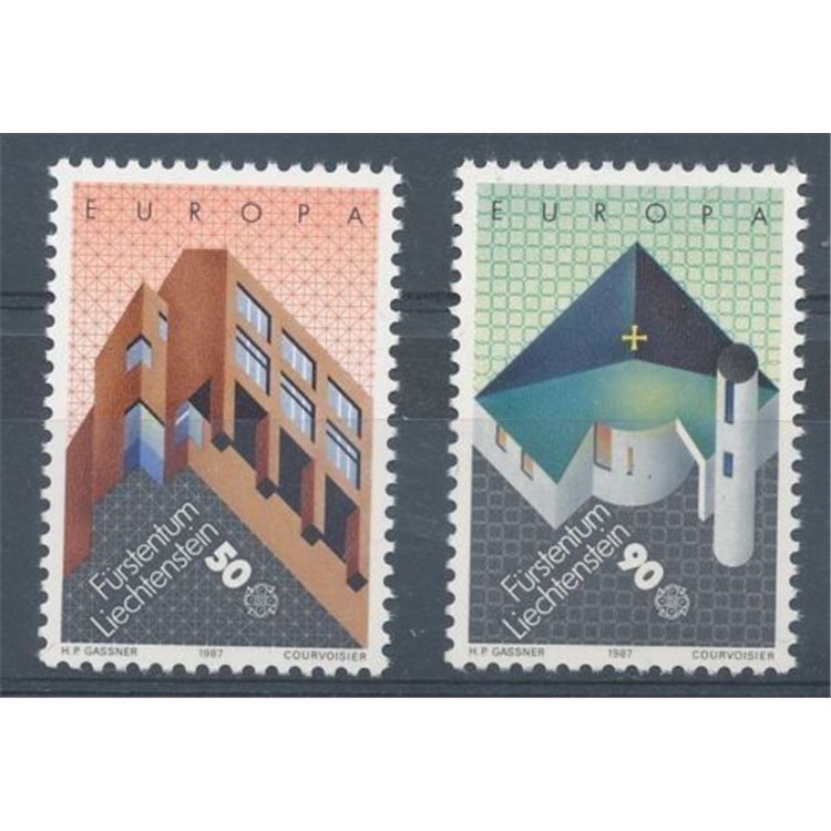 LIECHTENSTEIN 1987 Europa 2v MNH**