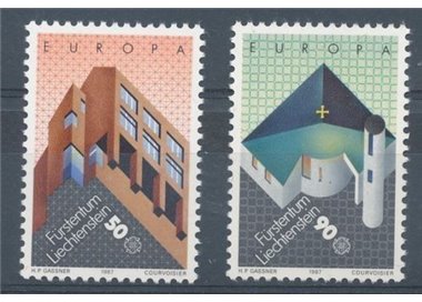 LIECHTENSTEIN 1987 Europa 2v MNH**