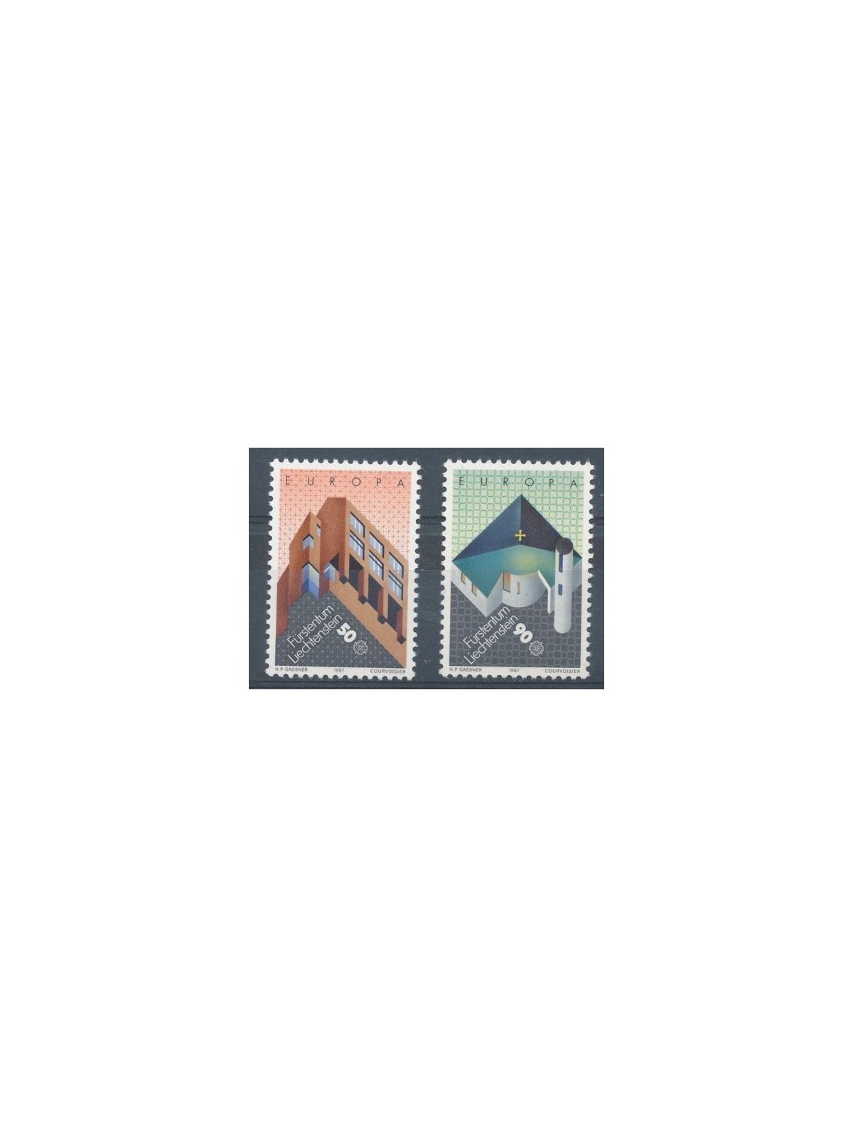 LIECHTENSTEIN 1987 Europa 2v MNH**