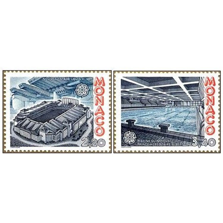 MONACO 1987 Europe 2v MNH**