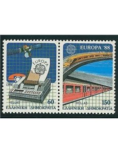 GRECIA 1988 Europa 2v MNH**