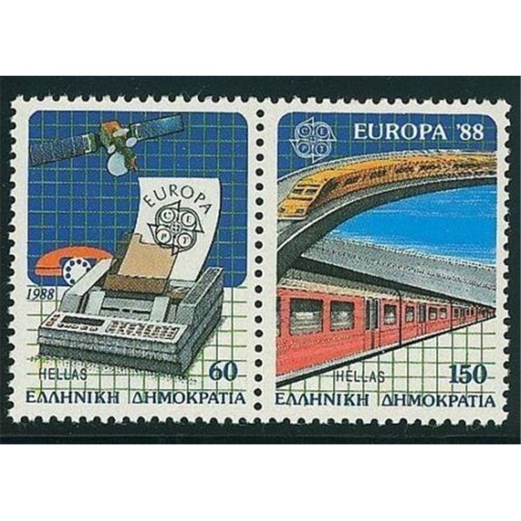 GREECE 1988 Europe 2v MNH**