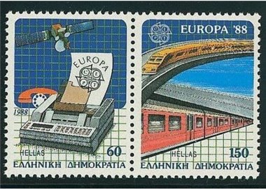 GRECIA 1988 Europa 2v MNH**