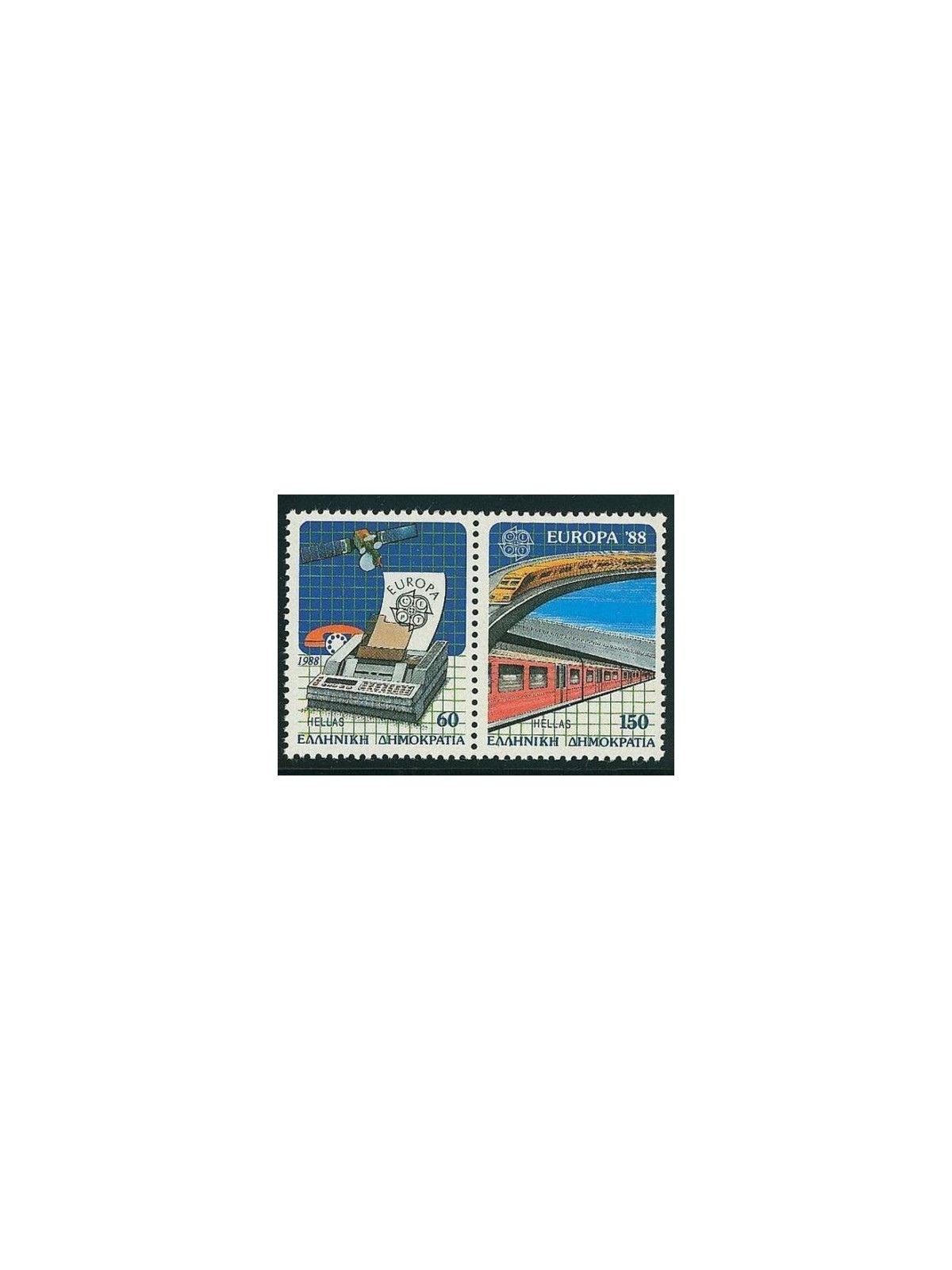 GRECIA 1988 Europa 2v MNH**