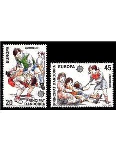 ANDORRA SPAGNOLA 1989 Europa 2v MNH**