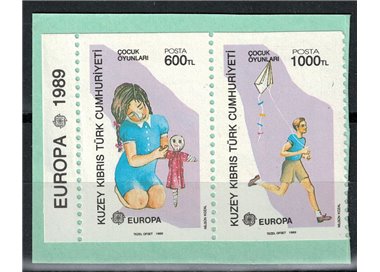 NORTHERN CYPRUS 1989 Europe (from booklet) 2v MNH**