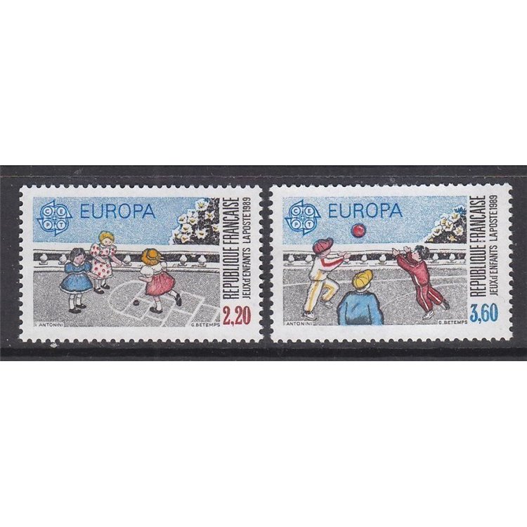FRANCE 1989 Europe 2v MNH**