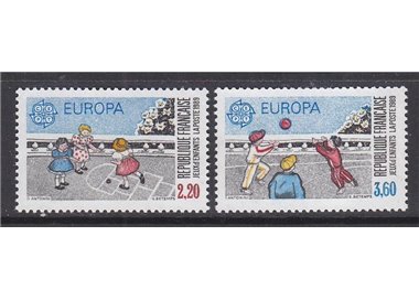 FRANCIA 1989 Europa 2v MNH**
