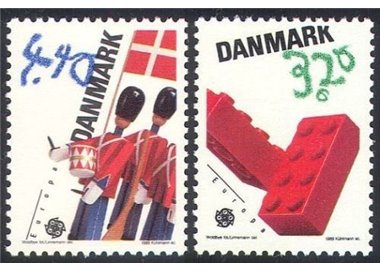DENMARK 1989 Europe 2v MNH**