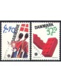 DENMARK 1989 Europe 2v MNH**