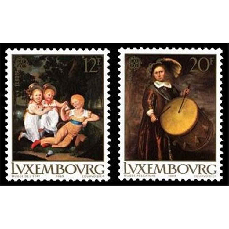 LUSSEMBURGO 1989 Europa 2v MNH**