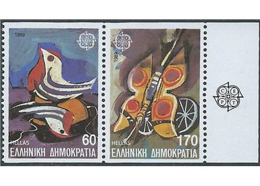 GRECIA 1989 Europa (da LB) 2v MNH**