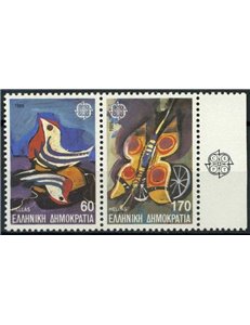 GRECIA 1989 Europa 2v MNH**