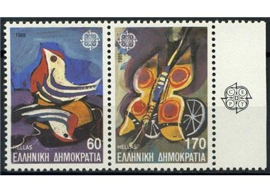 GREECE 1989 Europe 2v MNH**