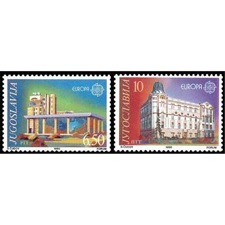 YUGOSLAVIA 1990 Europe 2v MNH**