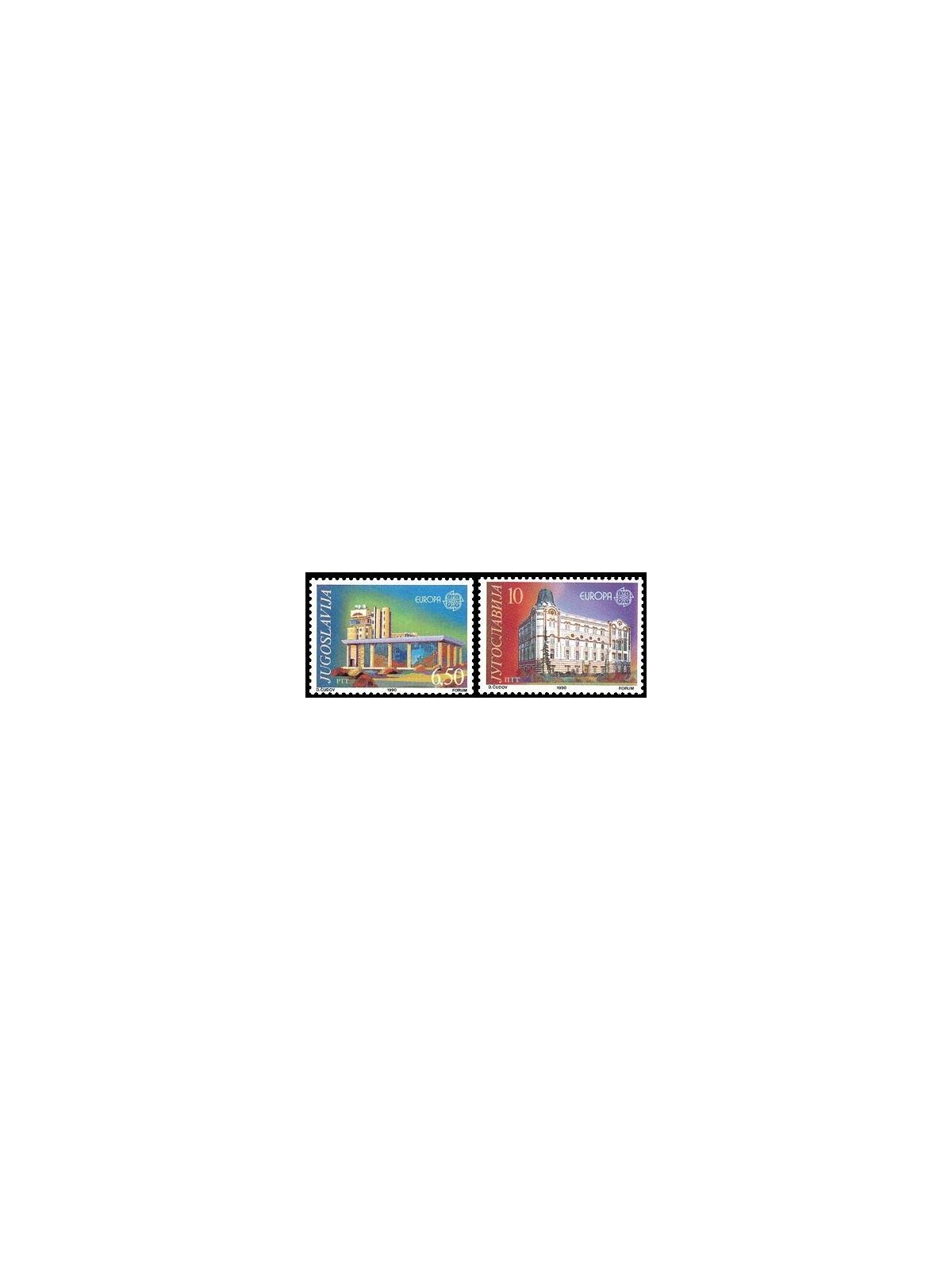 JUGOSLAVIA 1990 Europa 2v MNH**