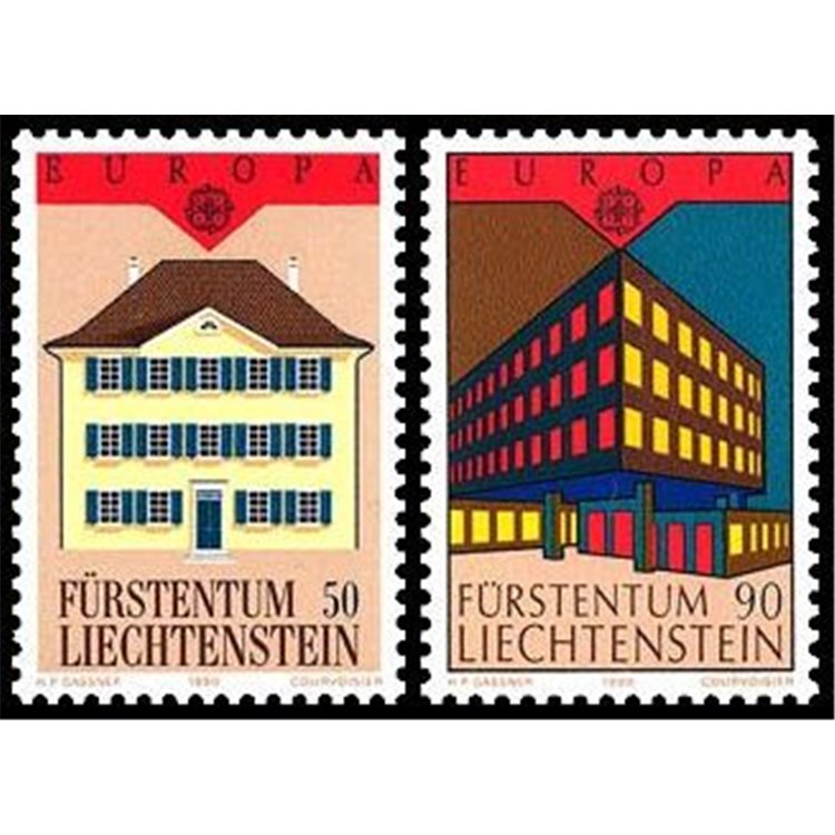 LIECHTENSTEIN 1990 Europa 2v MNH**