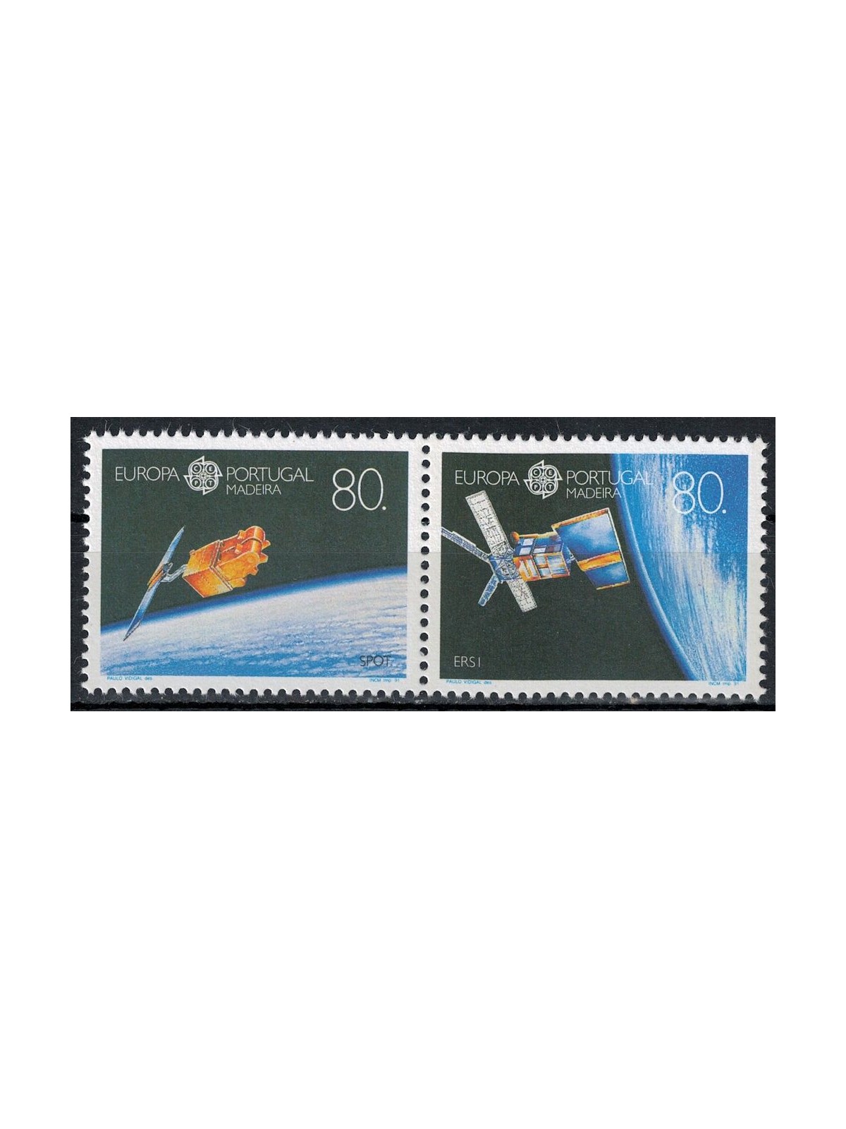 MADERA 1991 Europa 2v MNH**