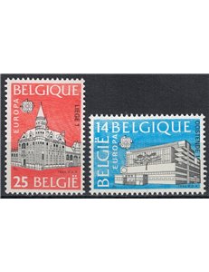 BELGIUM 1990 Europe 2v MNH**