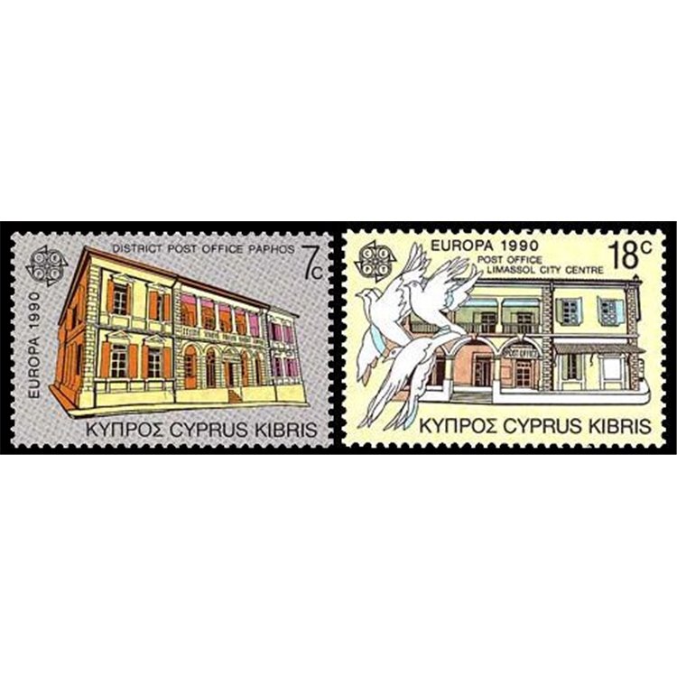 CYPRUS 1990 Europe 2v MNH**