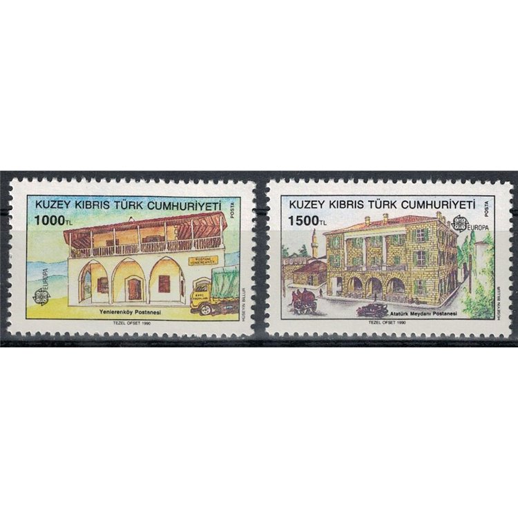 NORTHERN CYPRUS 1990 Europe 2v MNH**