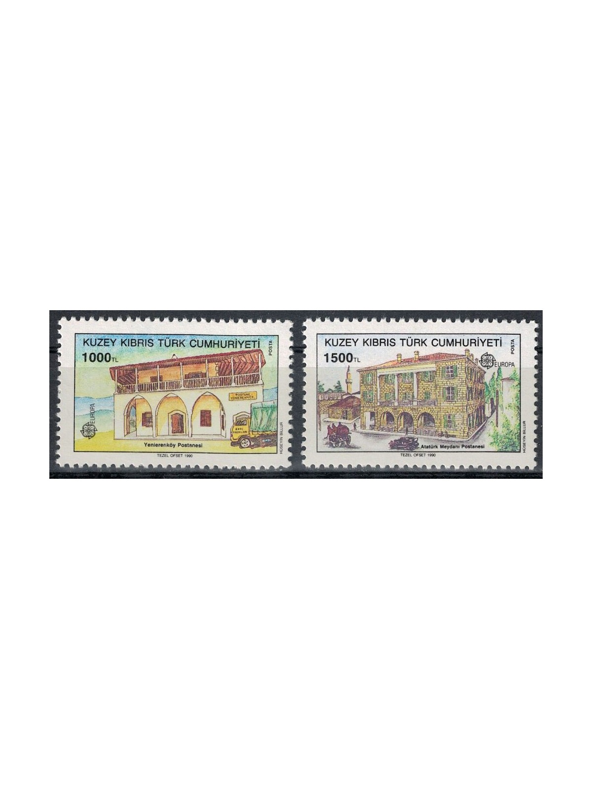 NORTHERN CYPRUS 1990 Europe 2v MNH**