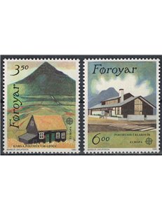 FAROE ISLANDS 1990 Europe 2v MNH**