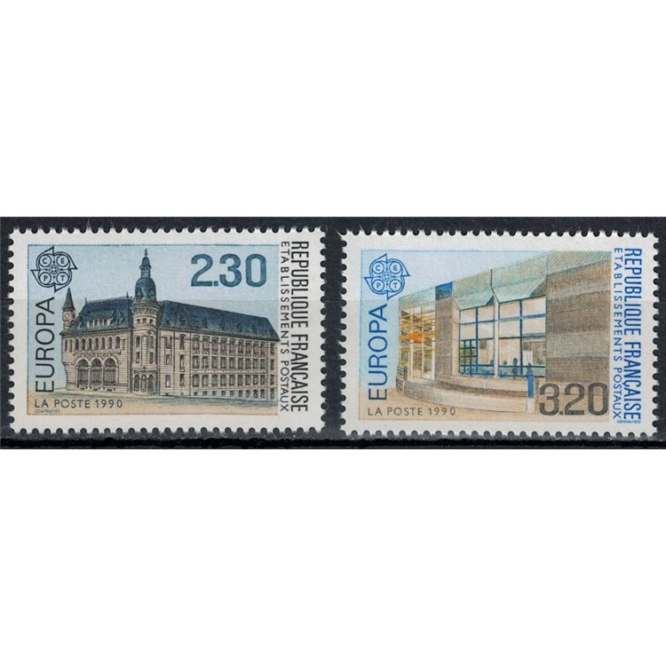 FRANCIA 1990 Europa 2v MNH**