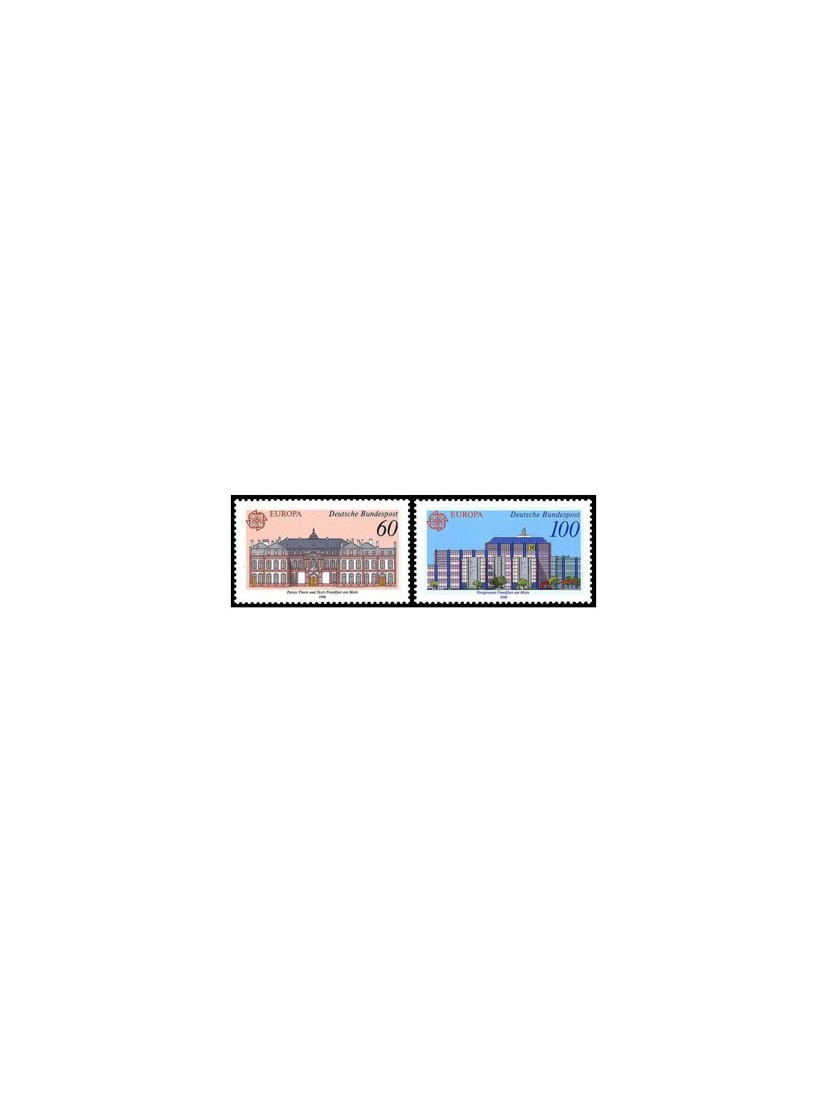 GERMANY BRD 1990 Europe 2v MNH**