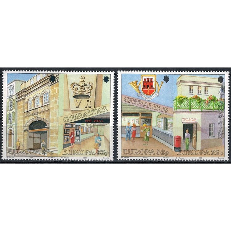 GIBRALTAR 1990 Europe 4v MNH**