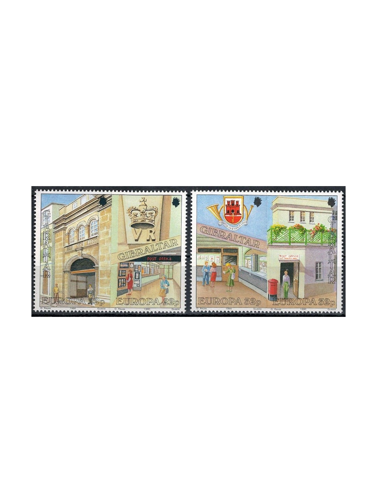 GIBILTERRA 1990 Europa 4v MNH**