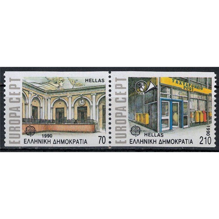 GRECIA 1990 Europa (da LB) 2v MNH**