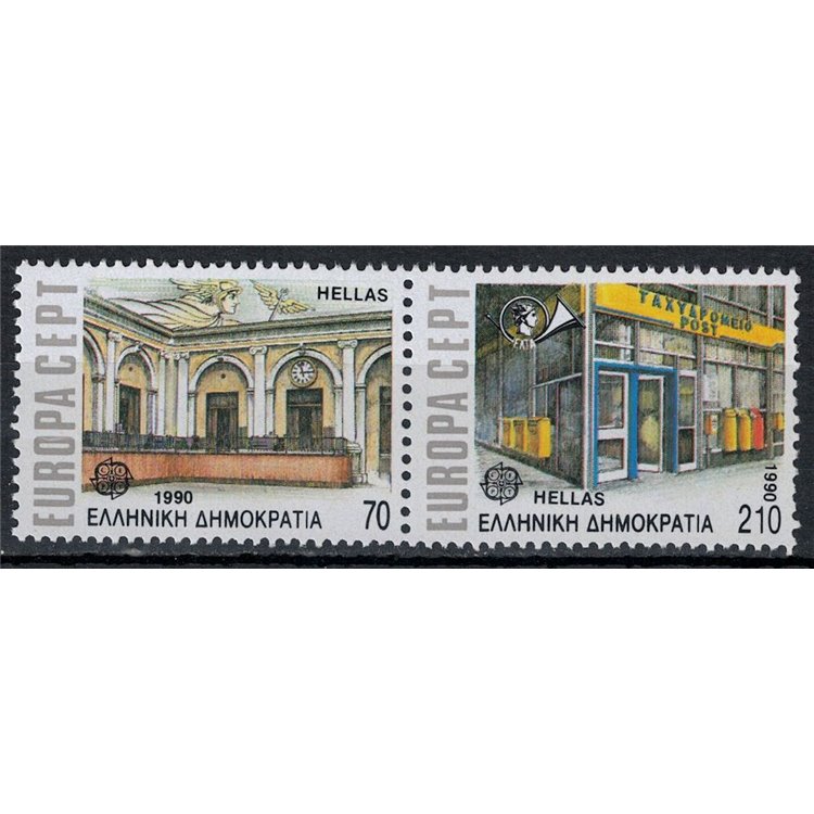 GRECIA 1990 Europa 2v MNH**