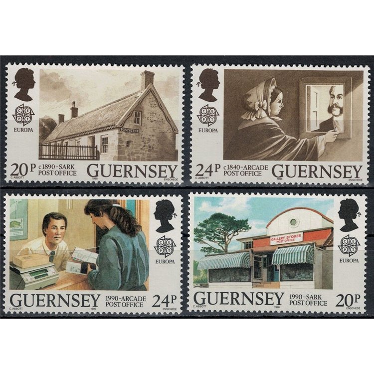GUERNSEY 1990 Europa 4v MNH**