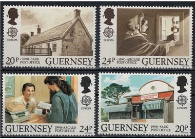 GUERNSEY 1990 Europa 4v MNH**