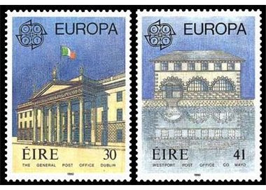 IRLANDA 1990 Europa 2v MNH**