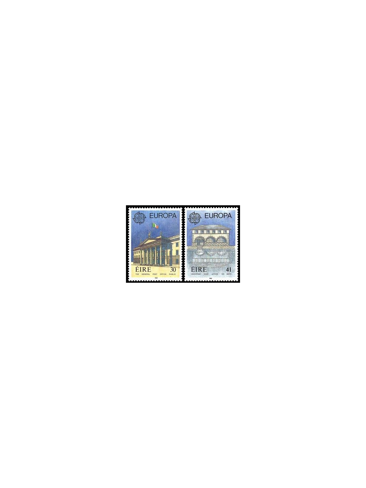 IRELAND 1990 Europe 2v MNH**