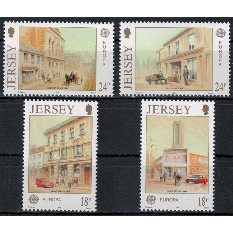 JERSEY 1990 Europa 4v MNH**