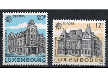 LUSSEMBURGO 1990 Europa 2v MNH**