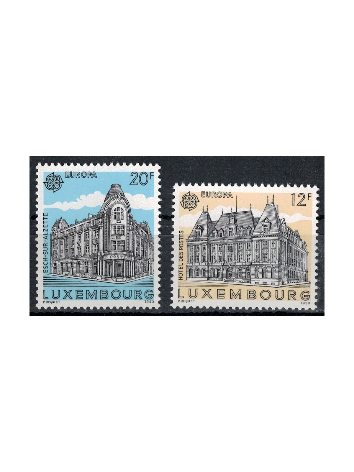 LUXEMBOURG 1990 Europe 2v MNH**