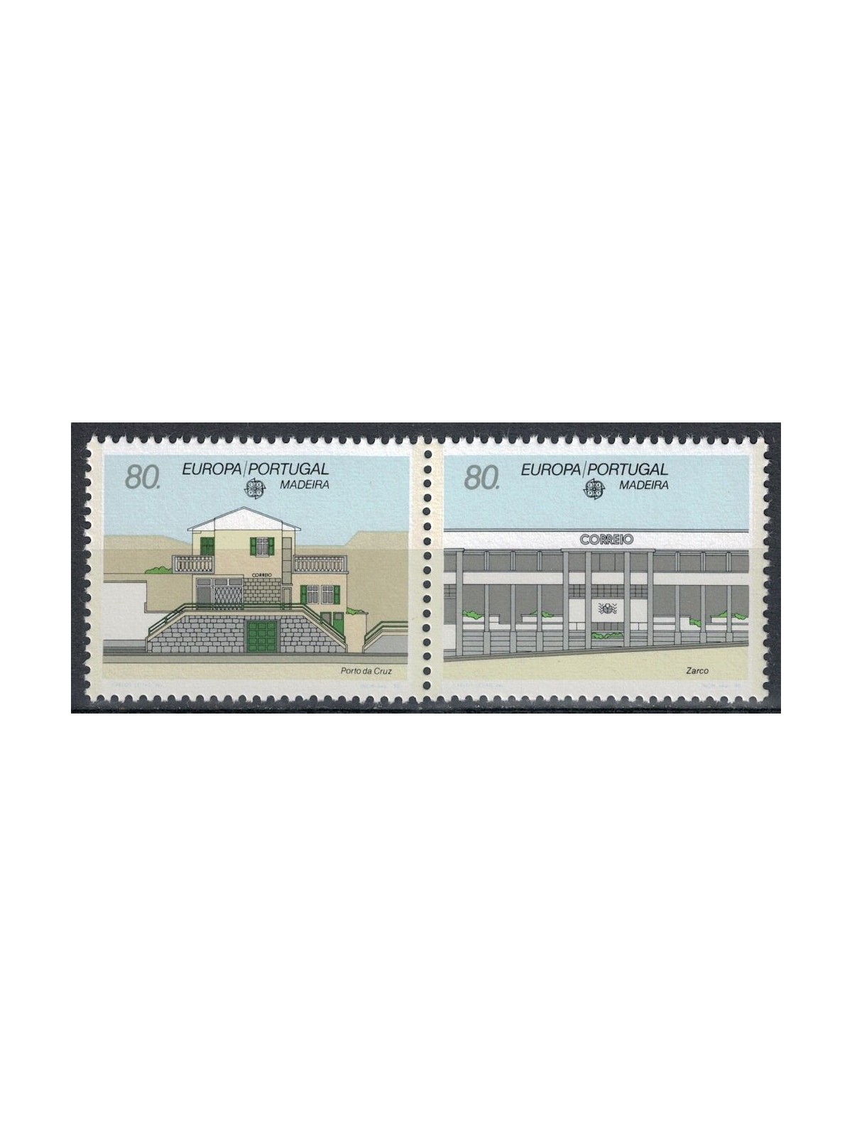 MADERA 1990 Europa 2v MNH**