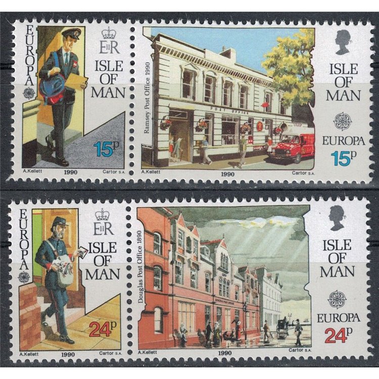 MAN 1990 Europe 4v MNH**
