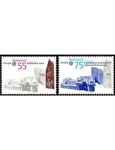 NETHERLANDS 1990 Europe 2v MNH**